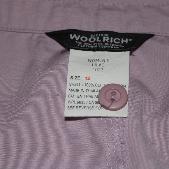 Woolrich 2 piece capris set-size L in Lilac - Picture 5 of 8